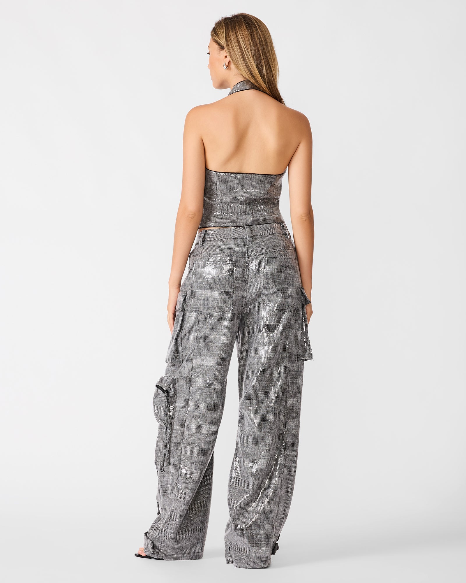 CHANDELLER VEST BLACK PLAID