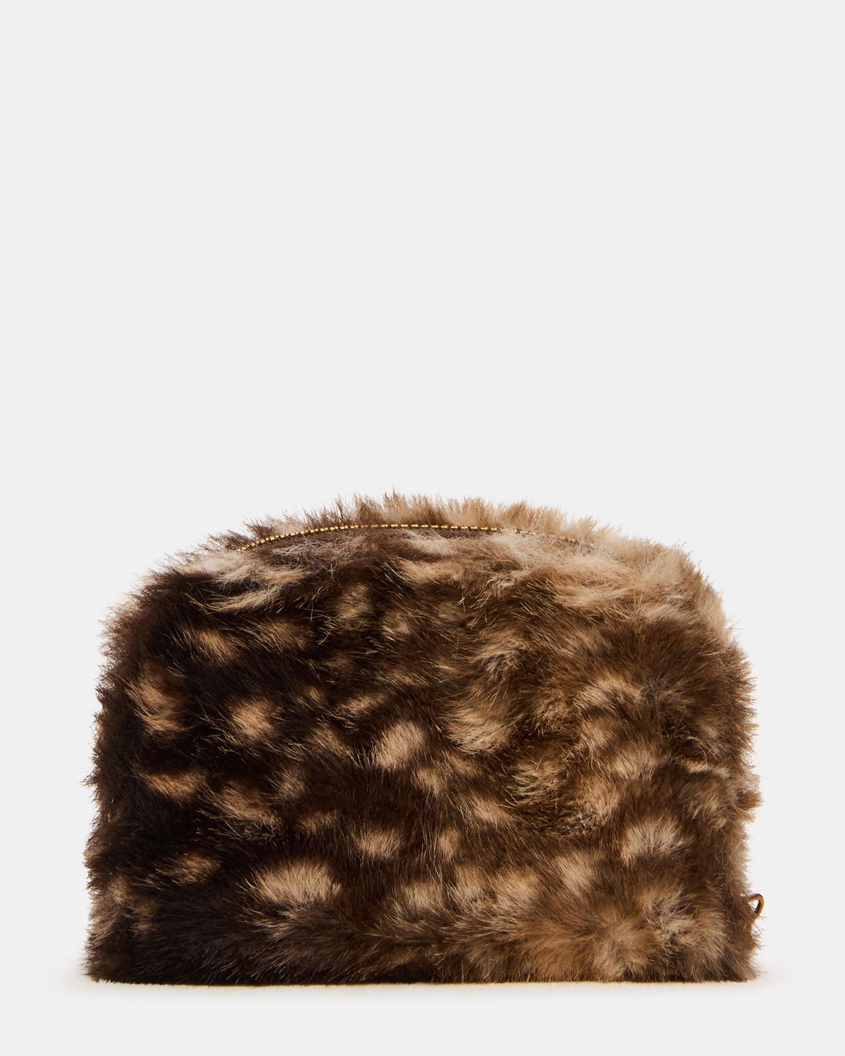 JADEZ FAUX FUR WALLET GIFT SET CHOCOLATE MULTI