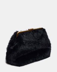 SEFINA FAUX FUR BAG BLACK