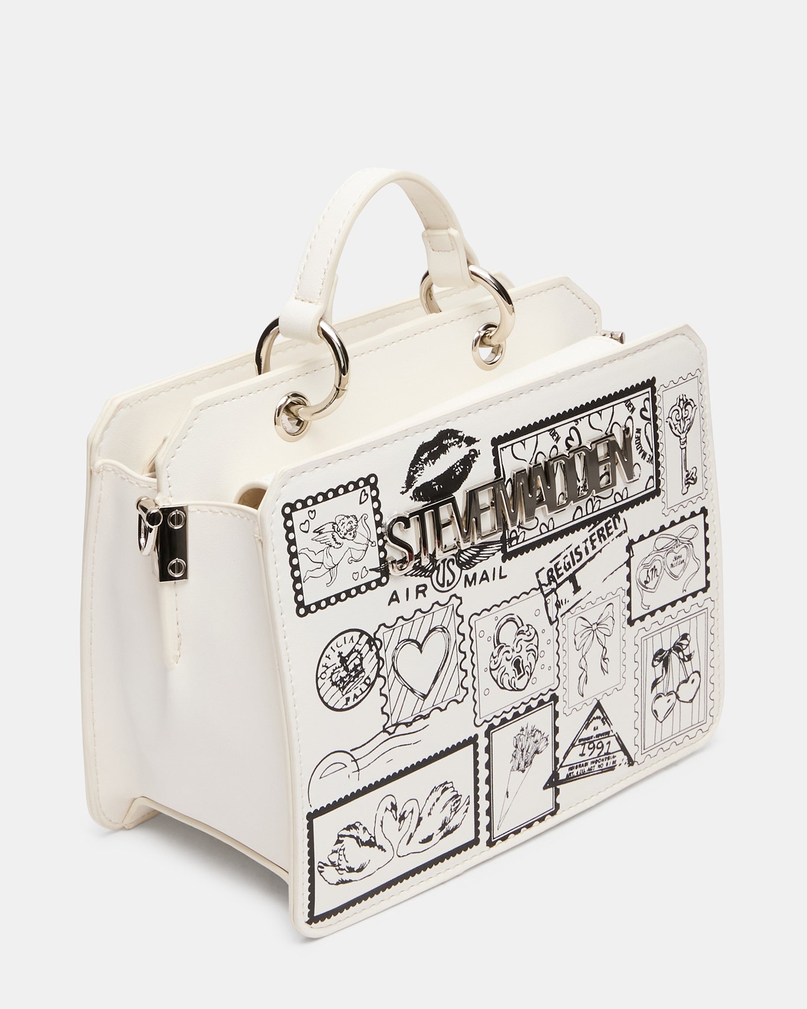 EVELYN STAMP BAG GIFT SET WHITE/MULTI