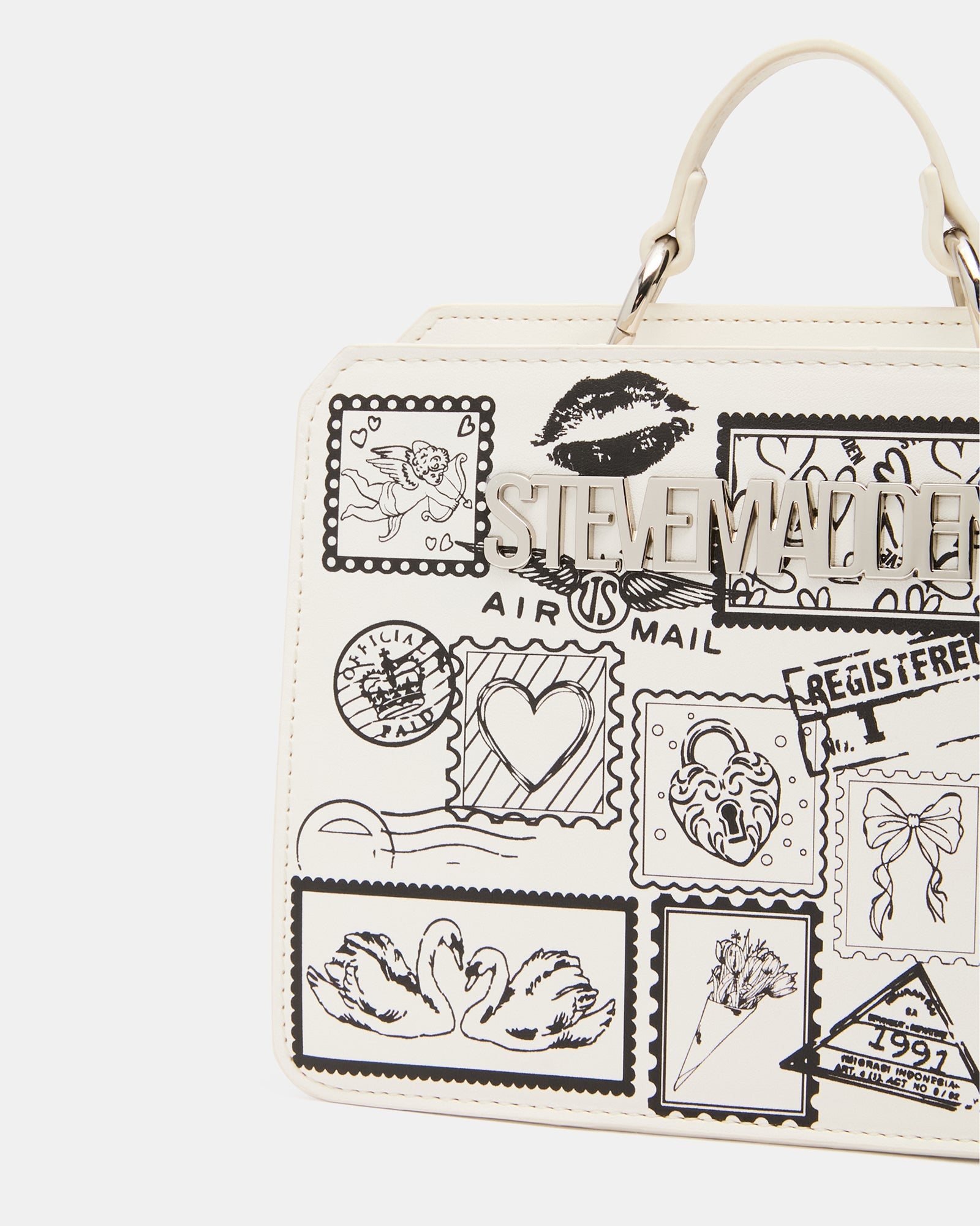EVELYN STAMP BAG GIFT SET WHITE/MULTI