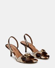 HENRIETTA BROWN COW PRINT