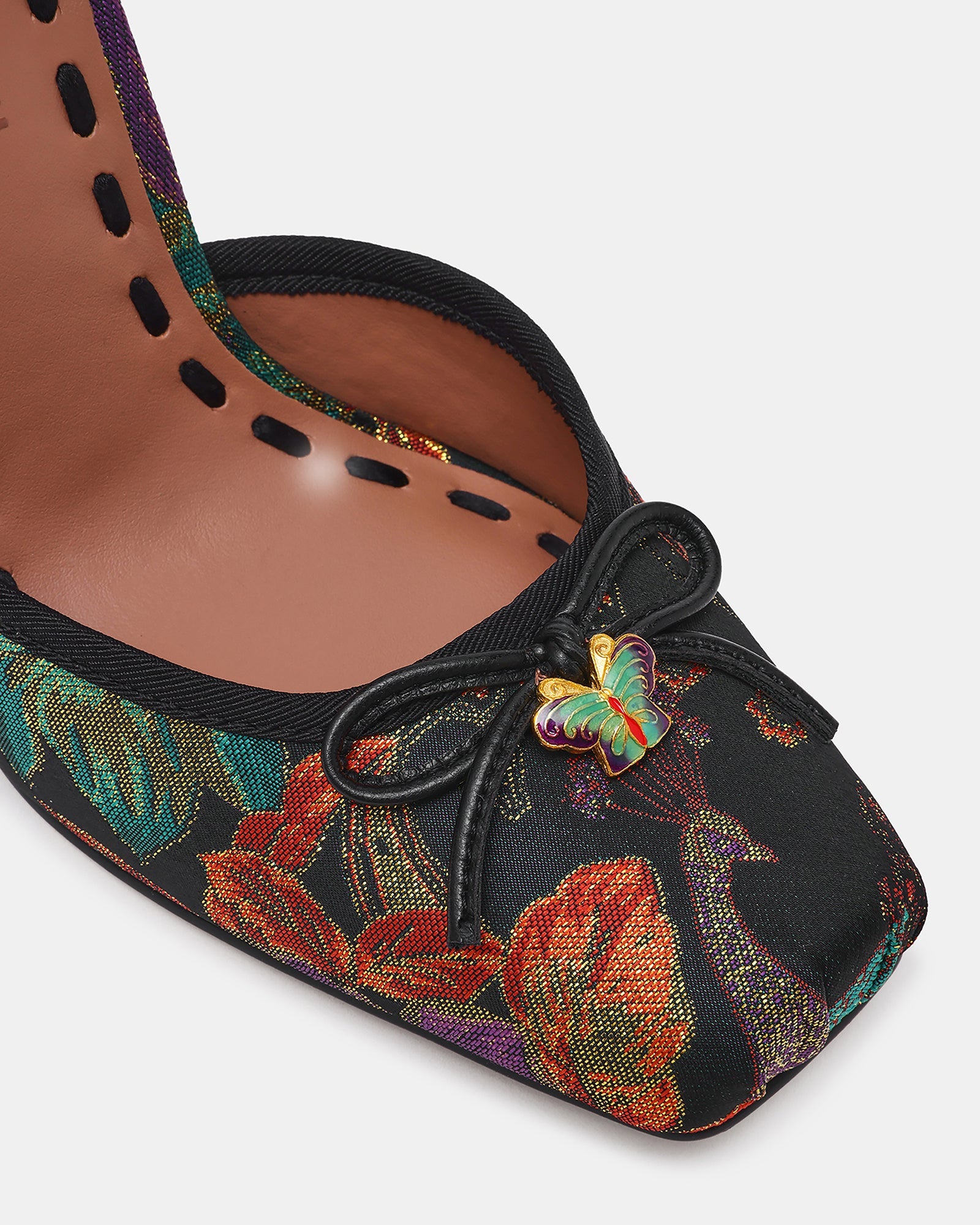 LARINA BLACK MULTI BROCADE