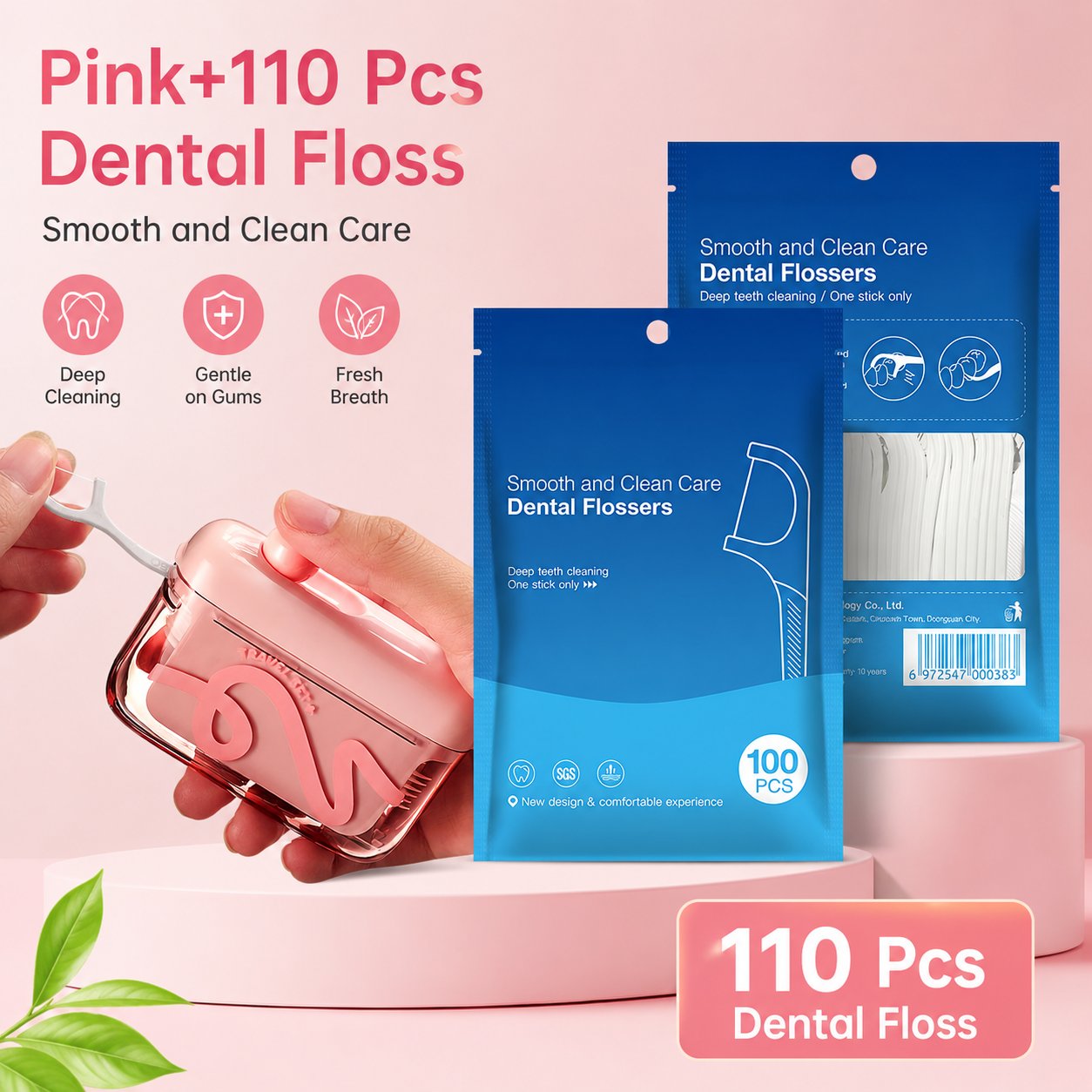 Automatic Pop-Up Dental Floss Dispenser