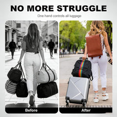 Adjustable Multi-Use Luggage Connector Straps