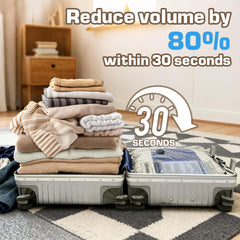 9-Pack Vacuum Storage Bags with Portable Electric Pump
