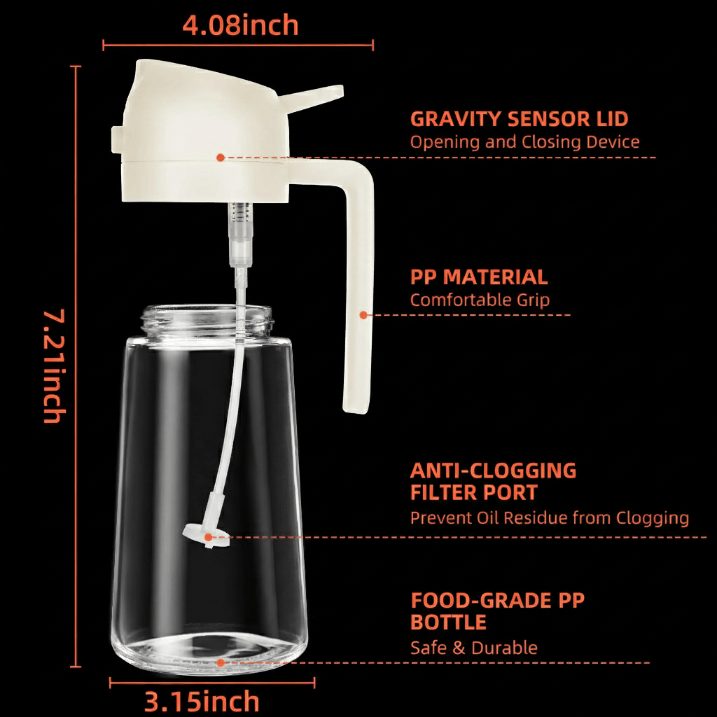 2-in-1 Oil Dispenser & Sprayer