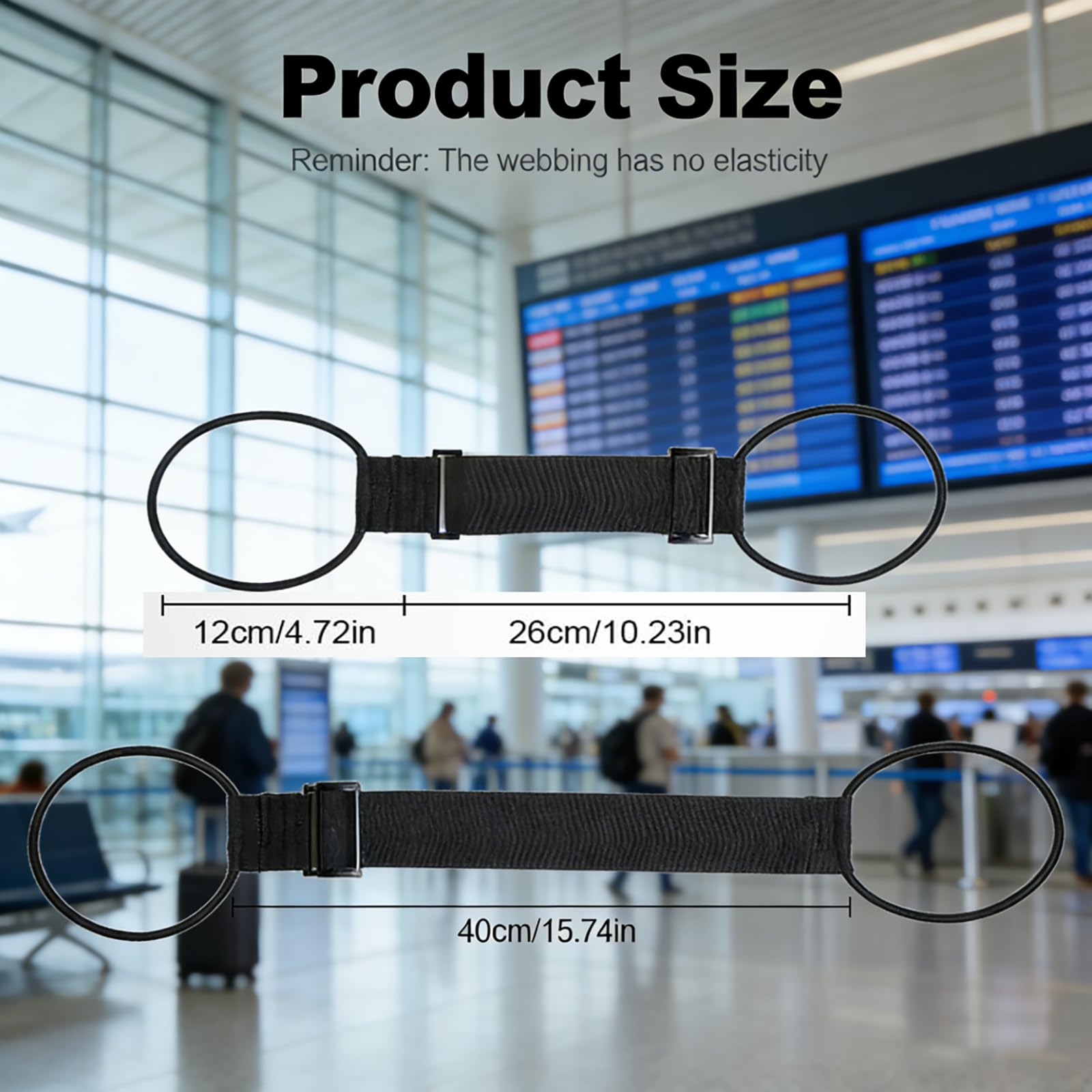 Adjustable Multi-Use Luggage Connector Straps