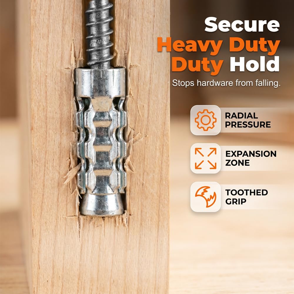 6x14mm Cabinet Hinge Repair Expansion Screw Kit