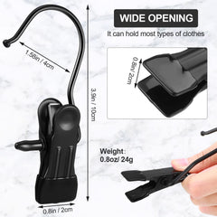 Multi-Purpose Rotating Metal Hanger Clips