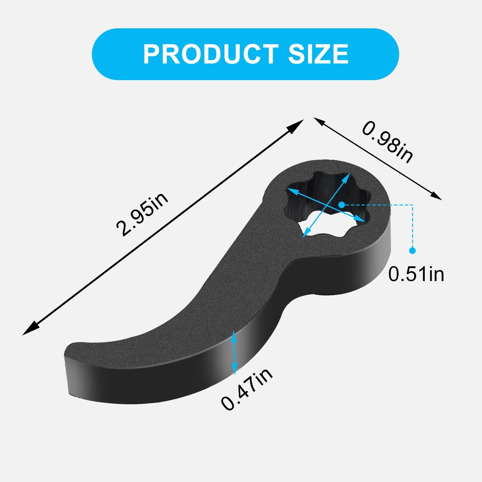 Elite 1/2" Drive Pry Bar Power-Adapter