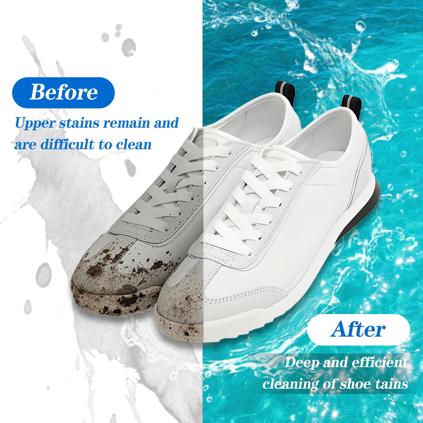 Reusable Shoe Washing Machine Bag with Microfiber Bristles