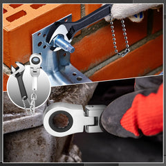 2-Piece Mini Wrench Keychain Set