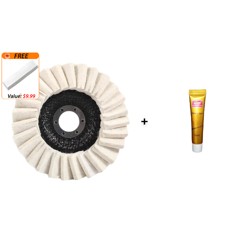 🔥Wool Felt Flap Discs Polishing Wheel