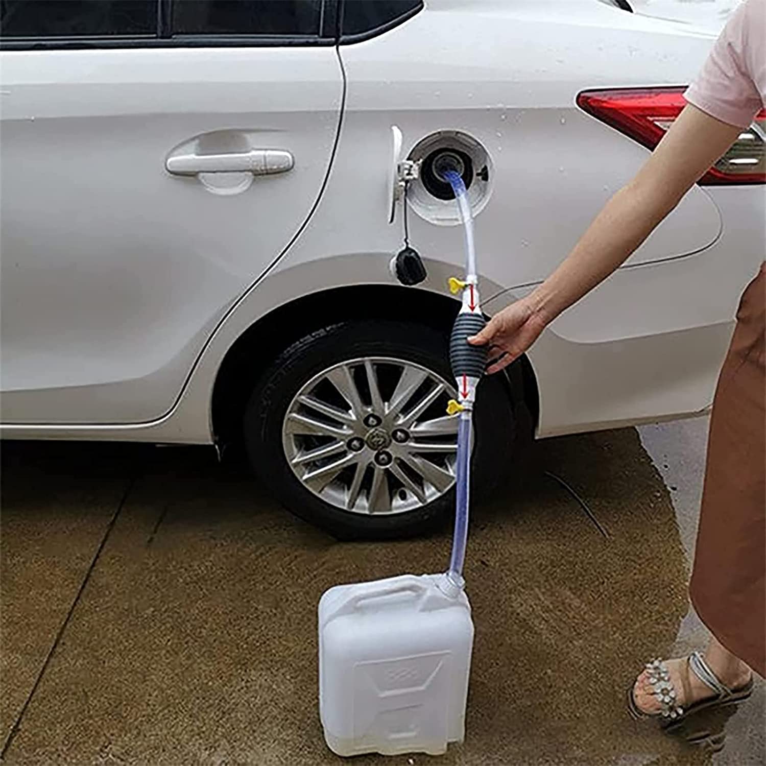 Portable High-Flow Manual Siphon Pump