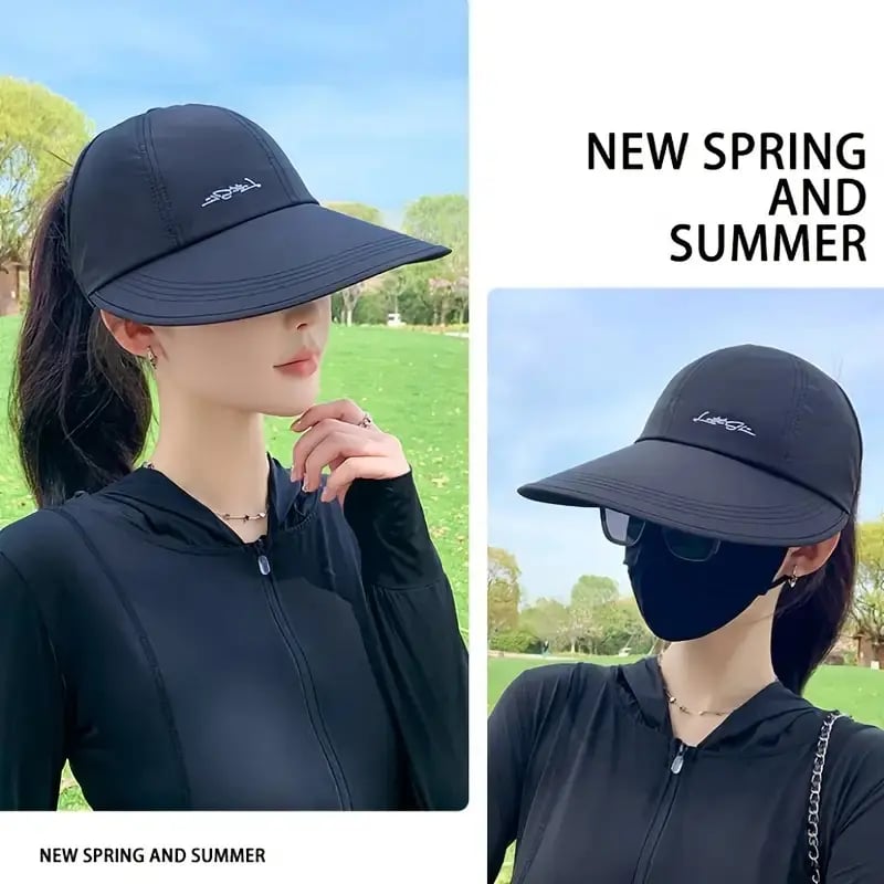 UPF 50+ Women's Wide Brim Sun Visor