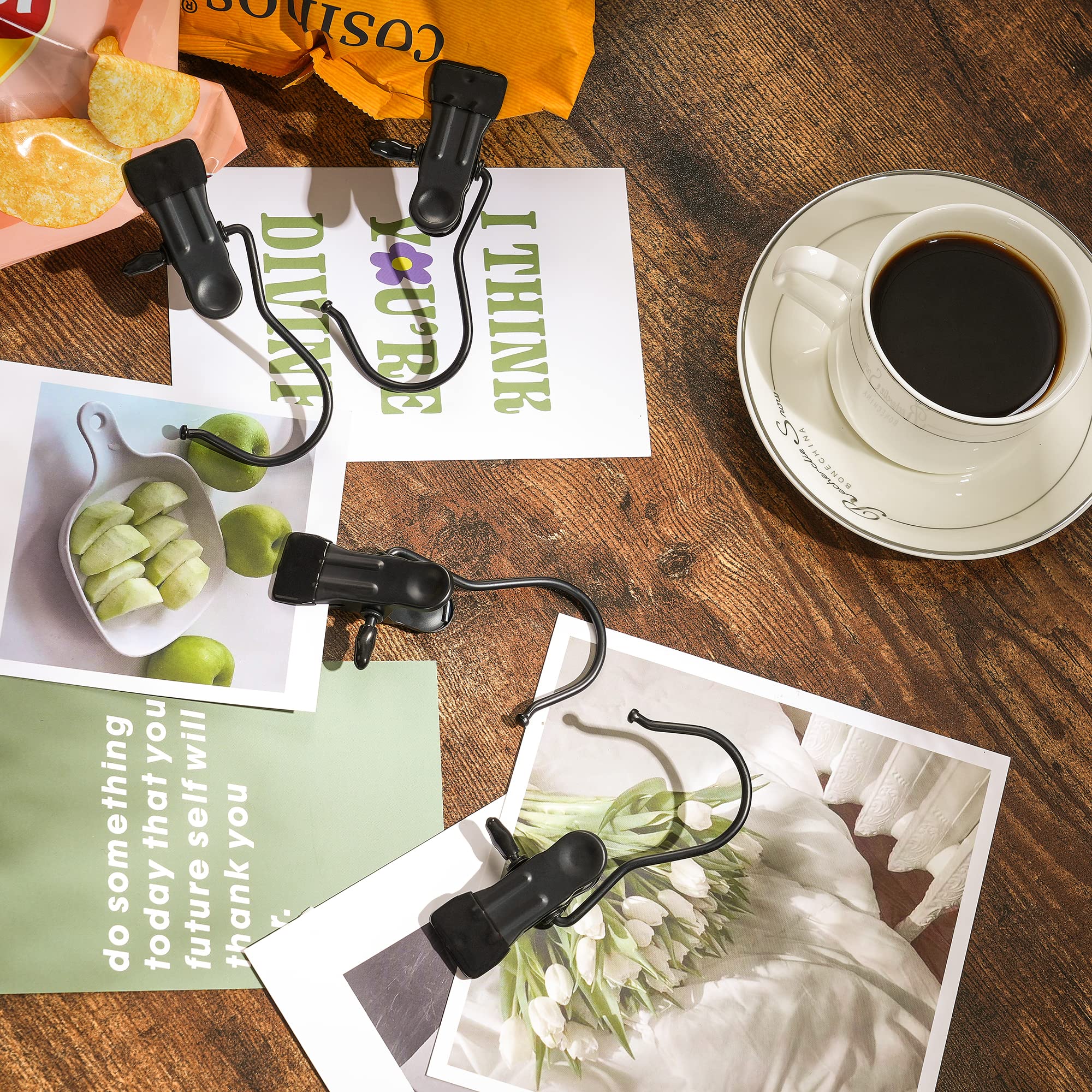 Multi-Purpose Rotating Metal Hanger Clips