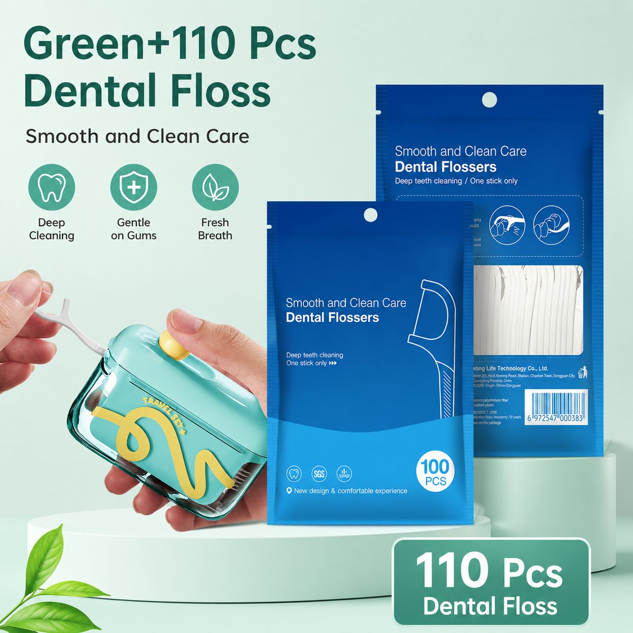 Automatic Pop-Up Dental Floss Dispenser