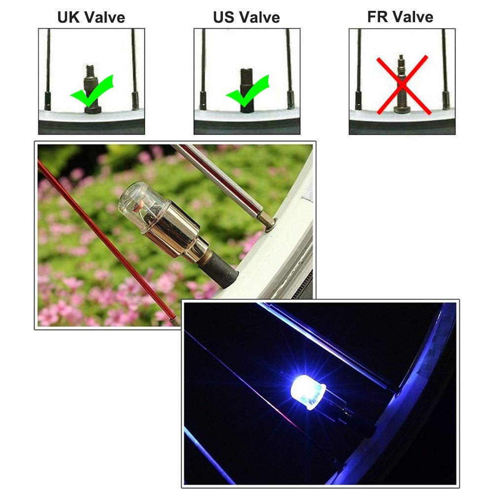 12PCS LED Wheel Lights