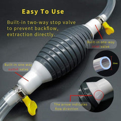 Portable High-Flow Manual Siphon Pump