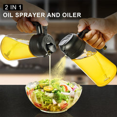 2-in-1 Oil Dispenser & Sprayer