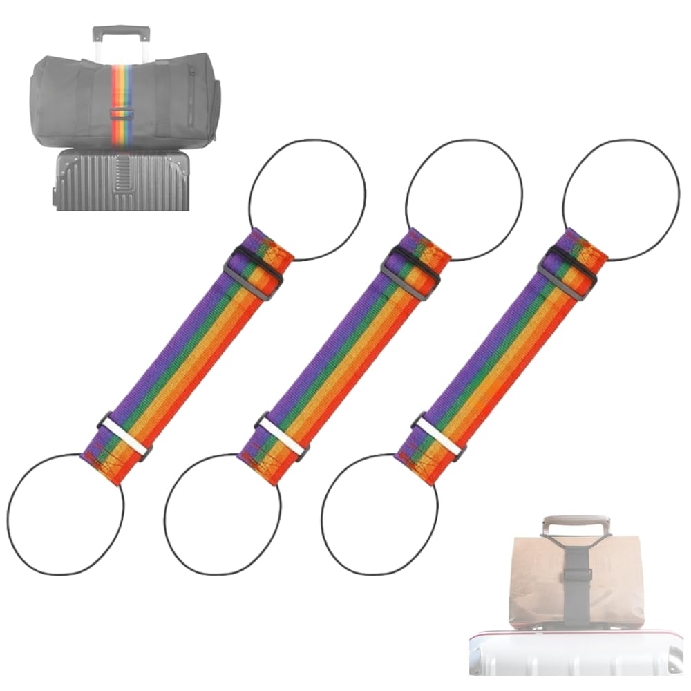 Adjustable Multi-Use Luggage Connector Straps