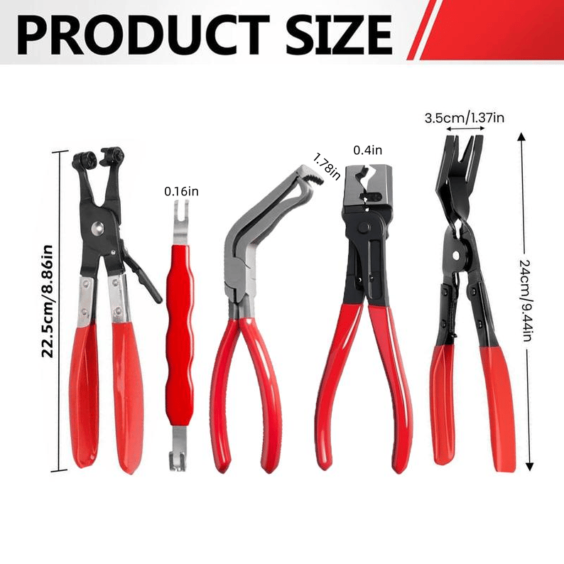 High-Carbon Steel Auto Pliers Kit